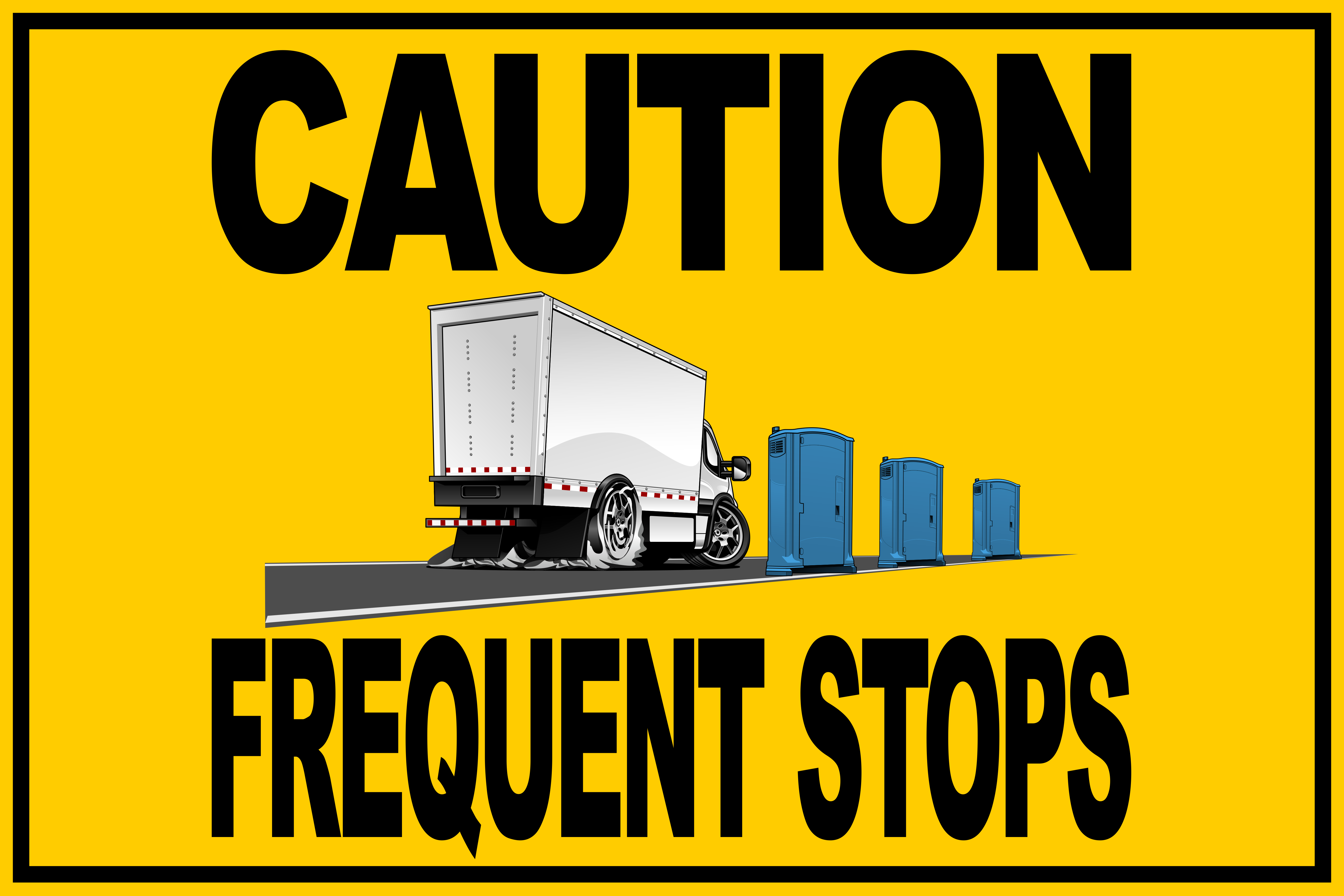 Safety Stickers - Frequent Stops